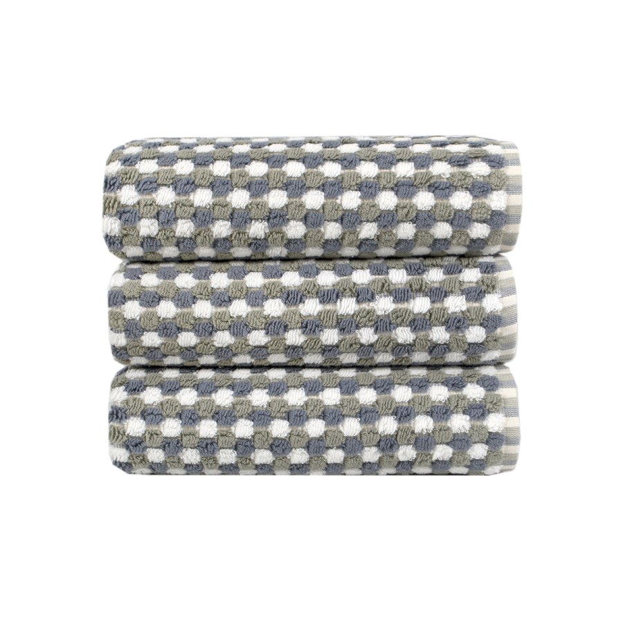 Полотенце Lotus Home - Ruta grey серый 70*140