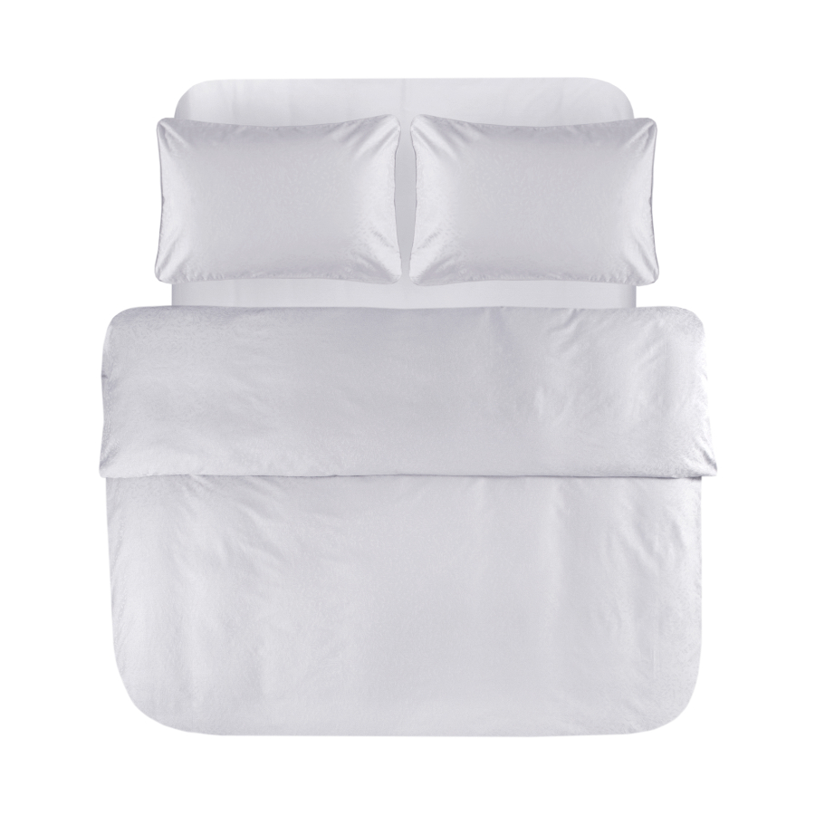 Пододеяльник с наволочками Penelope - Plume white белый 200*220+50*70 (2)