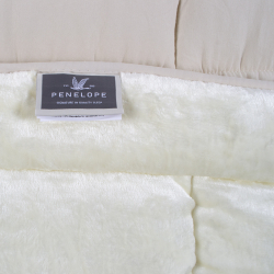 Одеяло Penelope - Velour cream 8,5 tog 155*215 полуторное, , 6