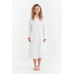 Халат Lotus Home - Waffle white XL, , 3