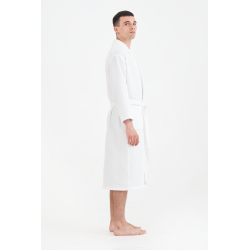 Халат Lotus Home - Waffle white XL, , 7