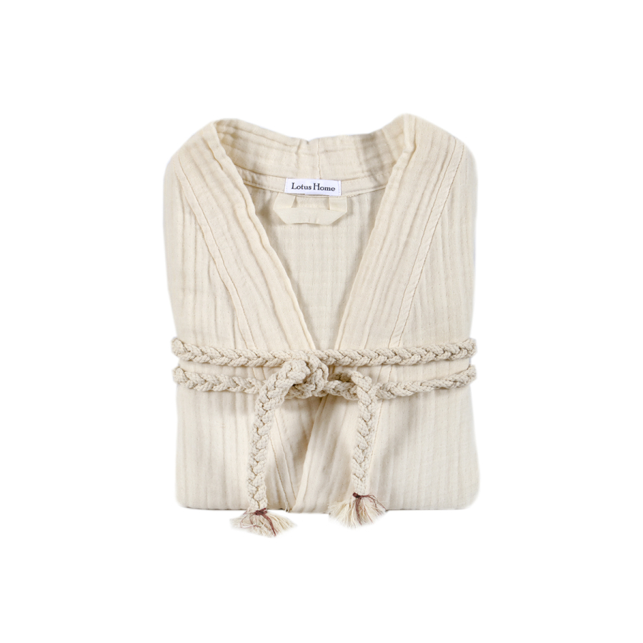 Халат Lotus Home - Nitra muslin beige L/XL