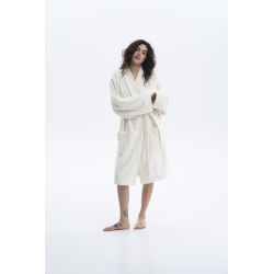 Халат-кимоно Lotus Home - Vera кремовый L/XL, , 3
