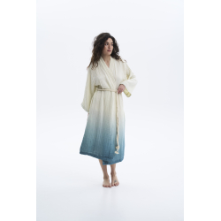 Халат Lotus Home - Nitra muslin blue S/M, , 3
