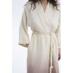 Халат Lotus Home - Nitra muslin beige S/M, , 6