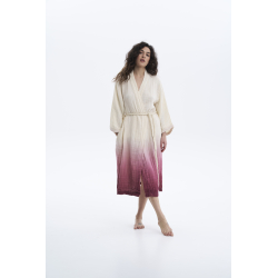 Халат Lotus Home - Nitra muslin cherry S/M, , 3