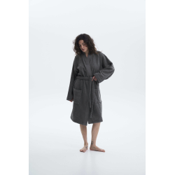Халат-кимоно Lotus Home - Vera антрацит S/M, , 3