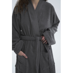 Халат-кимоно Lotus Home - Vera антрацит S/M, , 5
