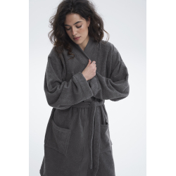 Халат-кимоно Lotus Home - Vera антрацит L/XL, , 4