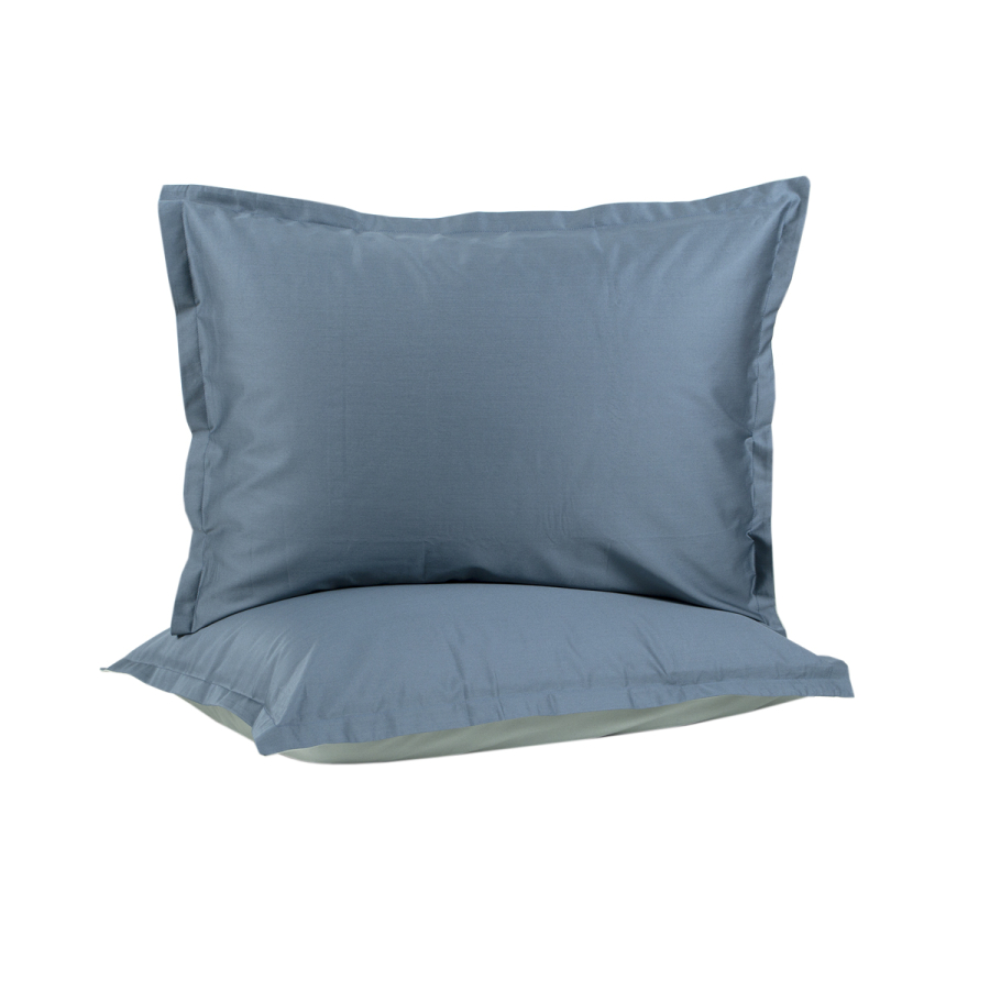 Наволочки с ушками сатин premium 300ТС Lotus Home - Florida деним 50*70+2,5 (2 шт)