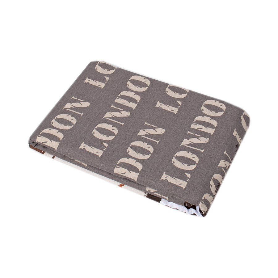 Простынь Iris Home premium ранфорс - Slang кофе 150*210