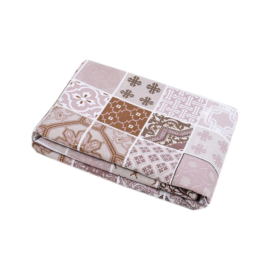 Простынь Iris Home premium ранфорс - Megan кофе 215*240