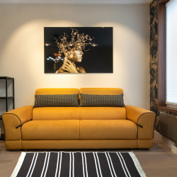 Ковер Lotus Home - Infinity Stripe коричневый двусторонний 80*150, , 3