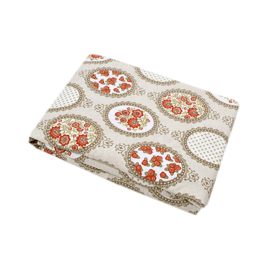 Пододеяльник Iris Home premium ранфорс - Daisy бежевый 200*220