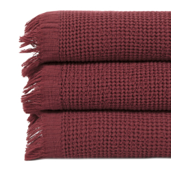 Набор полотенец Lotus Home - Rius red красный 30*50 (3 шт.), , 3