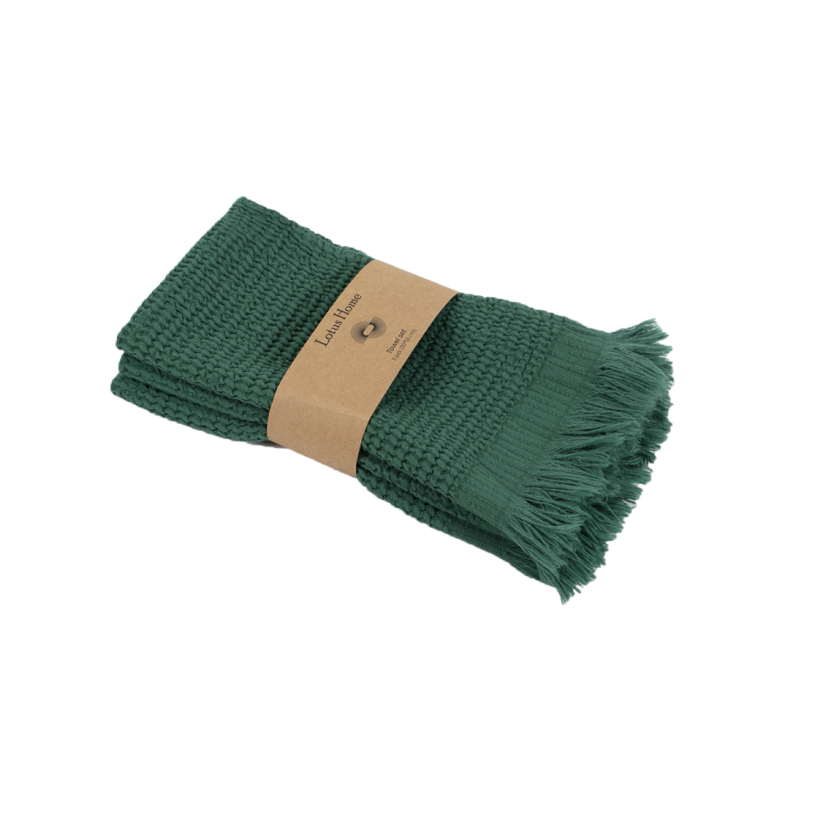 Набор полотенец Lotus Home - Rius green зеленый 30*50 (3 шт.)