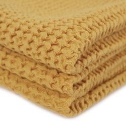 Набор полотенец Lotus Home - Rius mustard горчичный 30*50 (3 шт.), , 4