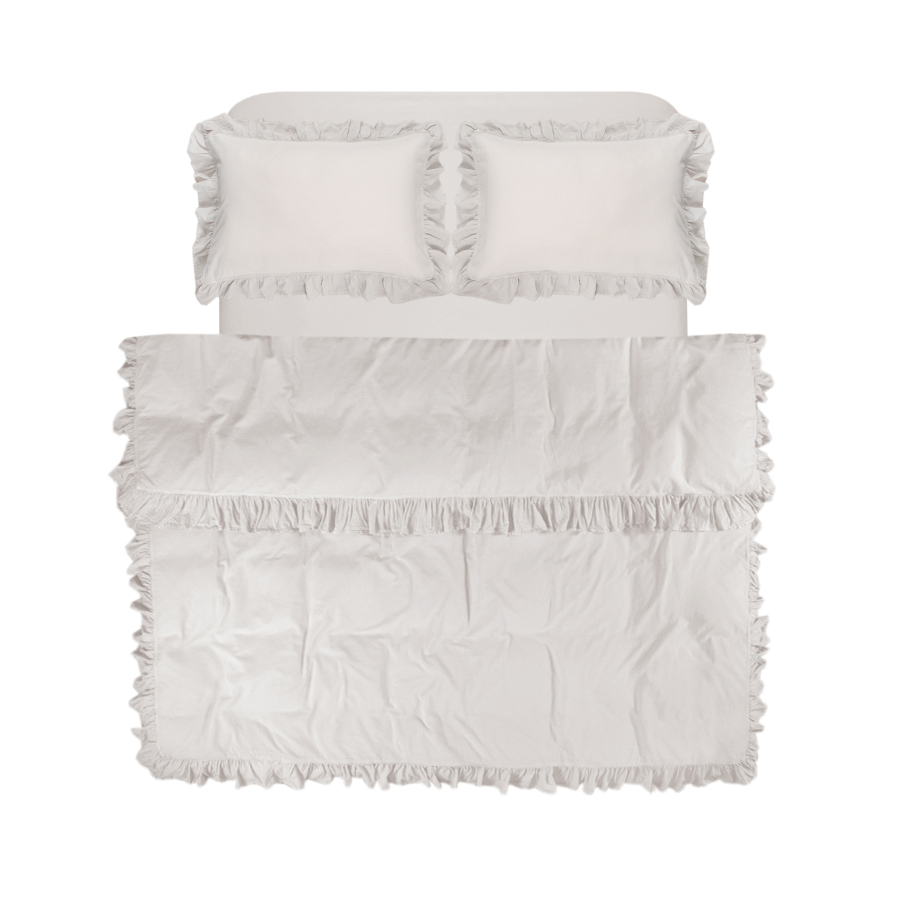 Постельное белье Lotus Home Washed cotton - Kansas fly бежевый евро