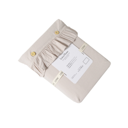 Постельное белье Lotus Home Washed cotton - Kansas fly бежевый евро, , 6