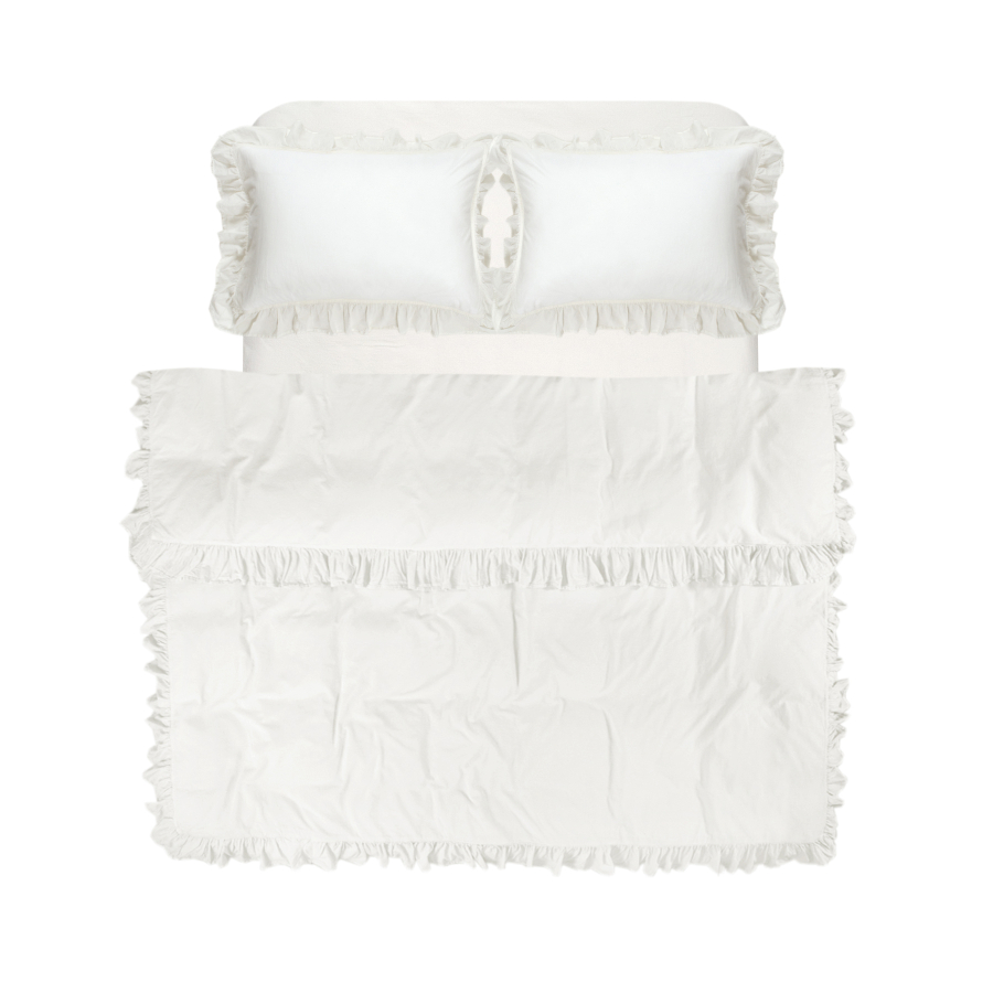 Постельное белье Lotus Home Washed cotton - Kansas fly молочный евро