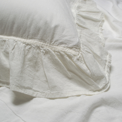 Постельное белье Lotus Home Washed cotton - Kansas fly молочный евро, , 4