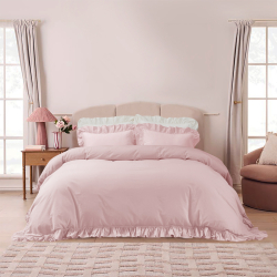 Постельное белье Lotus Home Washed cotton - Kansas fly plus розовый евро, , 3