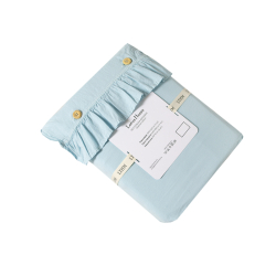 Постельное белье Lotus Home Washed cotton - Kansas fly plus ментоловый евро, , 7