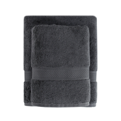 Полотенце махровое Lotus Home - Grand soft twist antrasit антрацит 70*140, , 3