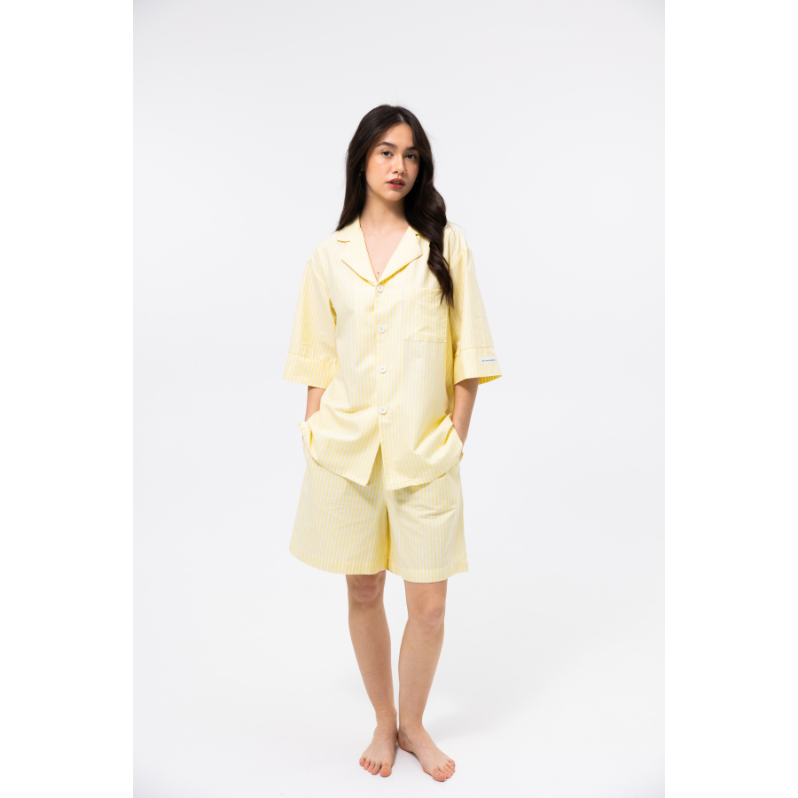 Пижама unisex Lotus Home - City Shorts желтый XS