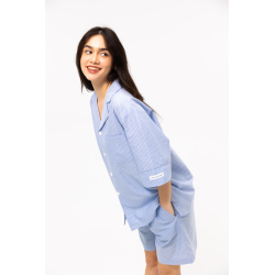 Пижама unisex Lotus Home - City Shorts голубой L, , 4