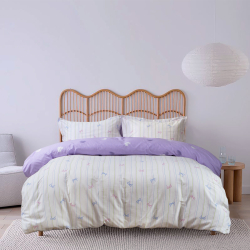Постельное белье сатин Lotus Home - Selena евро, , 3
