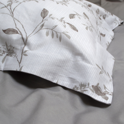 Постельное белье сатин Lotus Home - Leda евро, , 4