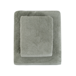 Полотенце махровое Lotus Home - Bold sage green 90*150 500 г/м², , 3