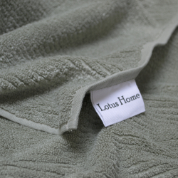 Полотенце махровое Lotus Home - Bold sage green 90*150 500 г/м², , 4