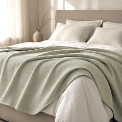 Покрывало Penelope - Leona Pike sage green зеленый 220*240, , 7