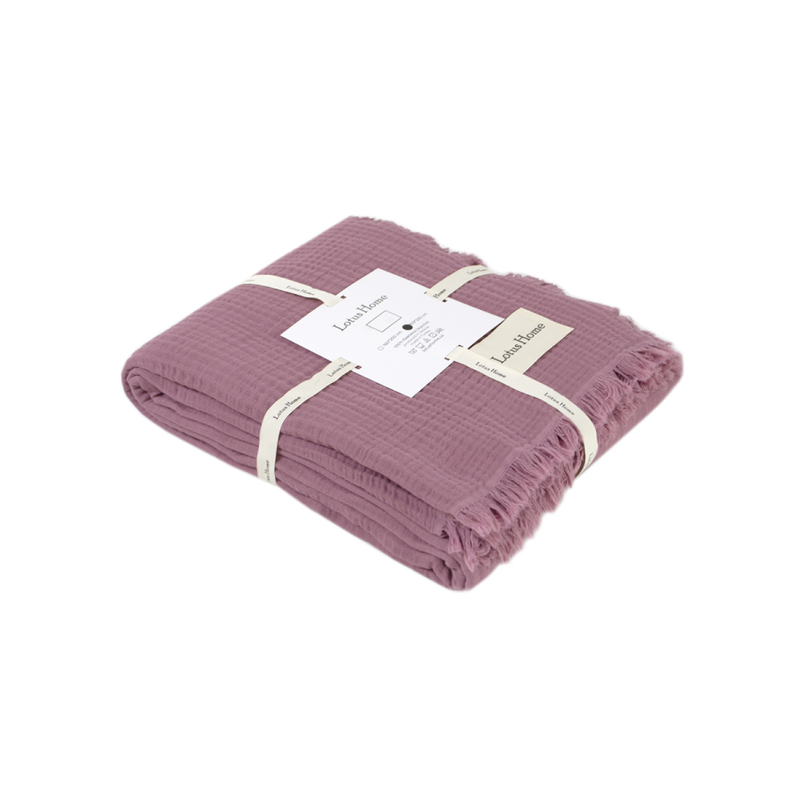 Покрывало Lotus Home - Napa muslin lilac 200*220