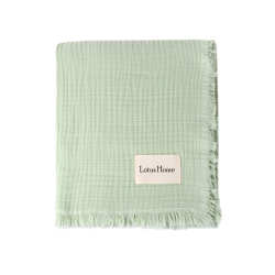 Покрывало Lotus Home - Napa muslin pistachio 200*220, , 3