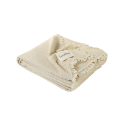 Покрывало Lotus Home - Napa muslin beige 200*220, , 4