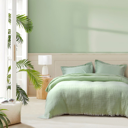 Покрывало Lotus Home - Napa muslin pistachio 200*220, , 3