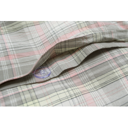 Постельное белье Lotus Home - Checked Madras серый семейный, , 6
