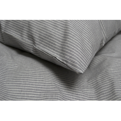 Постельное белье Lotus Home - Premium Percale Stripe антрацит семейный, , 7