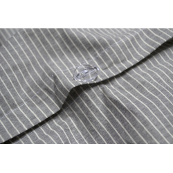 Постельное белье Lotus Home - Premium Percale Stripe антрацит семейный, , 8