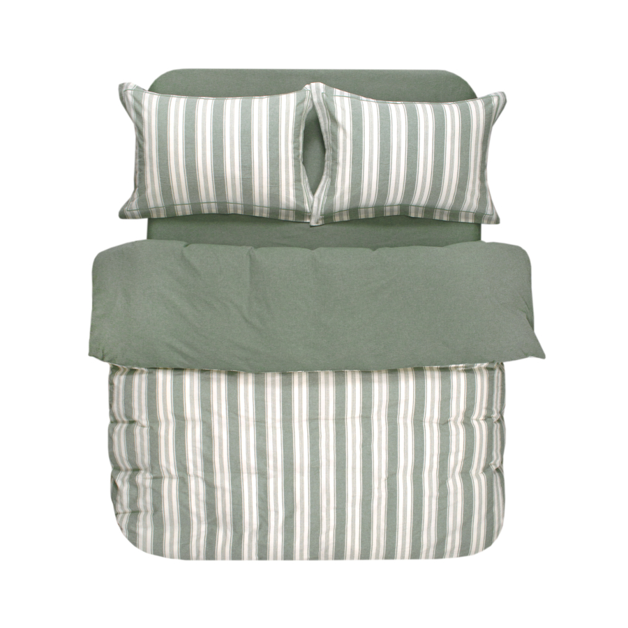 Постельное белье Lotus Home - Edmonta green семейный