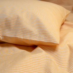 Постельное белье Lotus Home - Premium Percale Stripe желто-горячий семейный, , 3