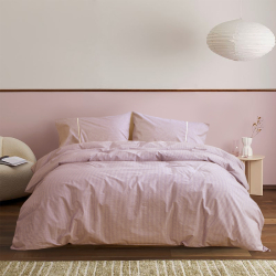 Постельное белье Lotus Home - Premium Percale Stripe розовый евро, , 3