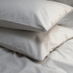 Постельное белье Lotus Home - Premium Percale Stripe серый семейный, , 4