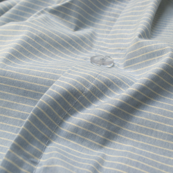 Постельное белье Lotus Home - Premium Percale Stripe голубой семейный, , 5