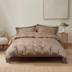 Постельное белье сатин Lotus Home - Dakota Modern кофе семейный, , 3