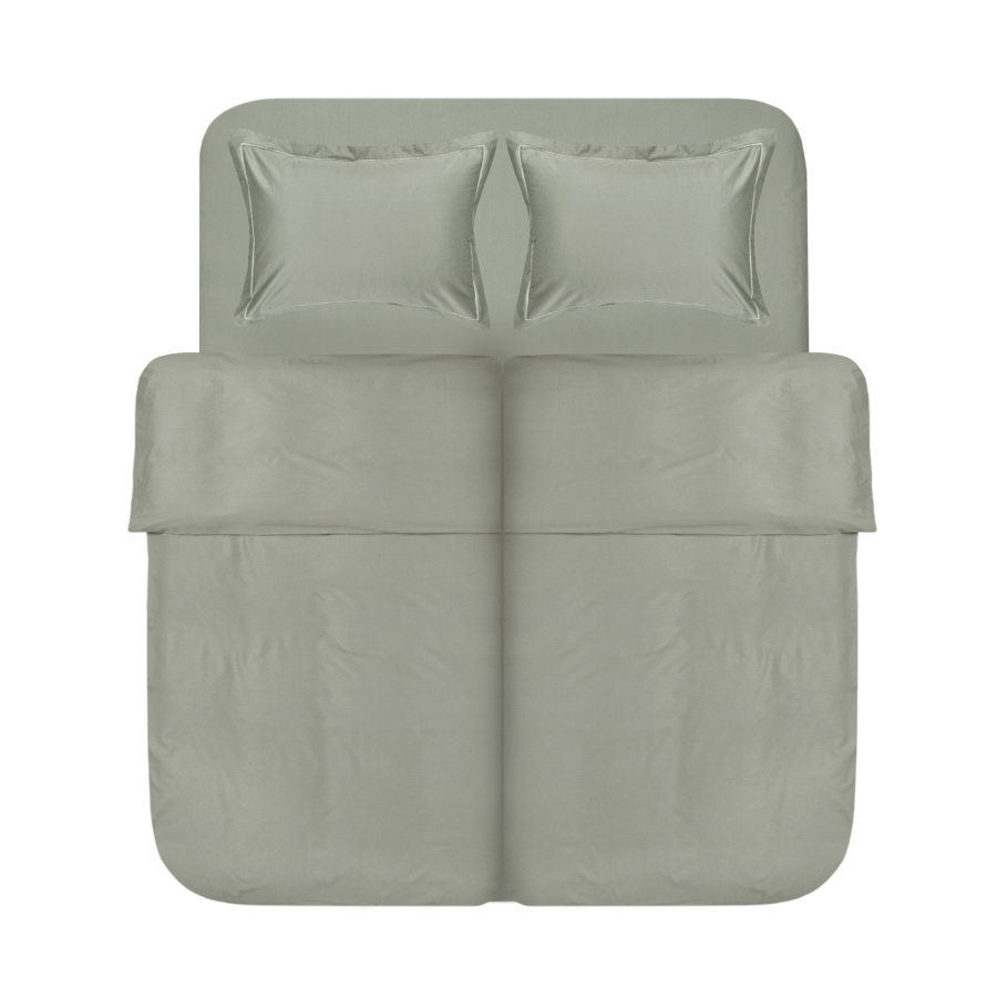 Постельное белье сатин Lotus Home - Dakota Modern хаки семейный