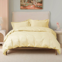 Постельное белье сатин Lotus Home - Dakota Modern масляно-желтый семейный, , 3